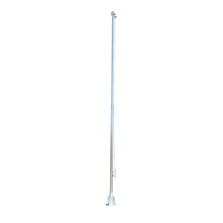 Vestil Stainless Steel Flagpole, 20 ft. Height FLP-20-SS